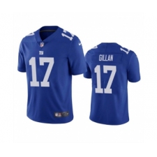 Men's New York Giants #17 Jamie Gillan Blue Vapor Untouchable Limited Stitched Jersey