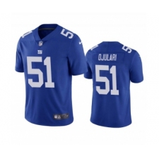 Men's New York Giants #51 Azeez Ojulari Blue Vapor Untouchable Limited Stitched Jersey