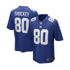 Men's New York Giants #80 Jeremy Shockey Blue Vapor Untouchable Limited Stitched NFL Jersey