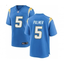 Men's Los Angeles Chargers #5 Josh Palmer Blue Vapor Untouchable Limited Stitched Jersey