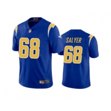 Men's Los Angeles Chargers #68 Jamaree Salyer Royal Vapor Untouchable Limited Stitched Jersey