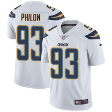 Youth Nike Los Angeles Chargers #93 Darius Philon White Vapor Untouchable Limited Player NFL Jersey