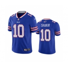 Men's Buffalo Bills #10 Khalil Shakir Blue Vapor Untouchable Limited Stitched Jersey