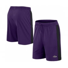 Men's Baltimore Ravens Purple Performance Shorts
