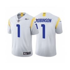 Men's Los Angeles Rams #1 Allen Robinson II 2021 White Vapor Untouchable Limited Stitched Jersey