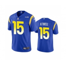 Men's Los Angeles Rams #15 Tutu Atwell Royal Vapor Untouchable Limited Stitched Football Jersey