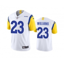 Men's Los Angeles Rams #23 Kyren Williams White Vapor Untouchable Limited Stitched Football Jersey