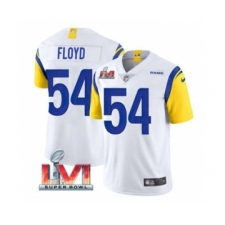 Men's Los Angeles Rams #54 Leonard Floyd White 2022 Super Bowl LVI Vapor Limited Stitched Jersey