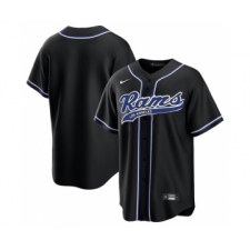 Men's Los Angeles Rams Blank Black Stitched MLB Cool Base Nike Baseball Jersey