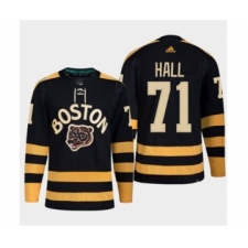 Men's Boston Bruins #71 Taylor Hall Black Classic Primegreen Stitched Jersey