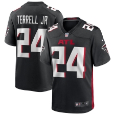 Men's Atlanta Falcons #24 A.J. Terrell Nike Black 2020 NFL Draft First Round Pick Game Jersey