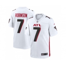 Nike Atlanta Falcons #7 Bijan Robinson White 2023 NFL Draft Vapor Limited Jersey