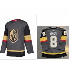 Men's Vegas Golden Knights #8 Phil Kessel Gray Adidas NHL Home Jersey