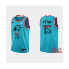 Men's Phoenix Suns #15 Cameron Payne 2022-23 Blue City Edition Stitched Basketball Jersey
