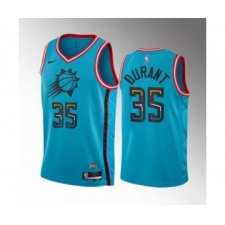 Men's Phoenix Suns #35 Kevin Durant Blue 2022-23 City Edition Stitched Basketball Jersey
