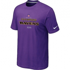 Nike Baltimore Ravens 2012 AFC Conference Champions Trophy Collection NFL T-Shirt - Purple