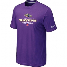 Nike Baltimore Ravens Critical Victory NFL T-Shirt - Purple