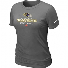 Nike Baltimore Ravens Women's Critical Victory NFL T-Shirt - Dark Grey