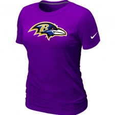 Nike Baltimore Ravens Women's Legend Logo Dri-FIT NFL T-Shirt - Purple
