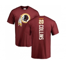 Football Washington Redskins #20 Landon Collins Maroon Backer T-Shirt