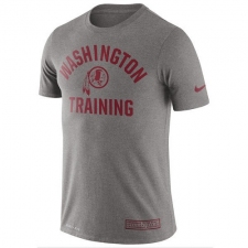 NFL Men's Washington Redskins Nike Heathered Gray Training Performance T-Shirt