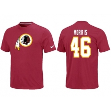 Nike Washington Redskins #46 Alfred Morris Name & Number NFL T-Shirt - Red