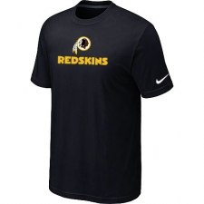 Nike Washington Redskins Authentic Logo NFL T-Shirt - Black