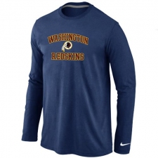 Nike Washington Redskins Heart & Soul Long Sleeve NFL T-Shirt - Dark Blue