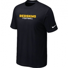 Nike Washington Redskins Sideline Legend Authentic Font Dri-FIT NFL T-Shirt - Black