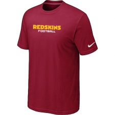 Nike Washington Redskins Sideline Legend Authentic Font Dri-FIT NFL T-Shirt - Red