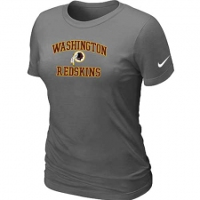 Nike Washington Redskins Women's Heart & Soul NFL T-Shirt - Dark Grey