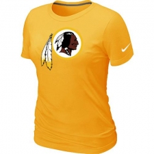 Nike Washington Redskins Women's Legend Logo Dri-FIT NFL T-Shirt - Yellow