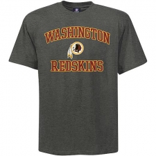 Washington Redskins Big & Tall Heart & Soul NFL T-Shirt - Grey