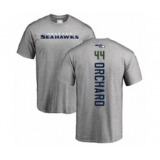 Football Seattle Seahawks #44 Nate Orchard Ash Backer T-Shirt