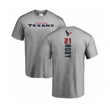 Football Houston Texans #21 Bradley Roby Ash Backer T-Shirt