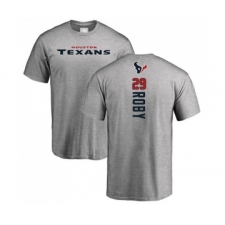 Football Houston Texans #29 Bradley Roby Ash Backer T-Shirt