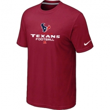 Nike Houston Texans Critical Victory NFL T-Shirt - Red