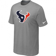 Nike Houston Texans Sideline Legend Authentic Logo Dri-FIT NFL T-Shirt - Light Grey
