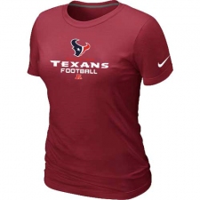 Nike Houston Texans Women's Critical Victory NFL T-Shirt - Red