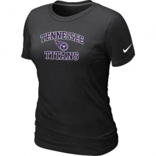 Nike Tennessee Titans Women's Heart & Soul NFL T-Shirt - Black