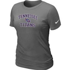 Nike Tennessee Titans Women's Heart & Soul NFL T-Shirt - Dark Grey