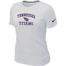 Nike Tennessee Titans Women's Heart & Soul NFL T-Shirt - White