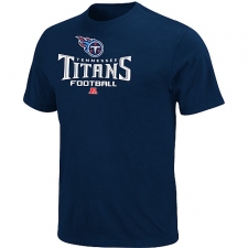 Tennessee Titans Big & Tall Critical Victory NFL T-Shirt - Navy Blue