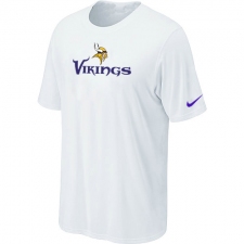 Nike Minnesota Vikings Authentic Logo NFL T-Shirt - White