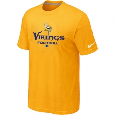 Nike Minnesota Vikings Critical Victory NFL T-Shirt - Yellow