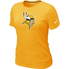 Nike Minnesota Vikings Women's Legend Logo Dri-FIT NFL T-Shirt - Gold