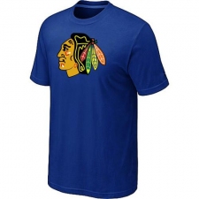NHL Men's Chicago Blackhawks Big & Tall Logo T-Shirt - Blue