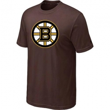 NHL Men's Boston Bruins Big & Tall Logo T-Shirt - Brown