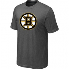 NHL Men's Boston Bruins Big & Tall Logo T-Shirt - Dark Grey