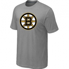 NHL Men's Boston Bruins Big & Tall Logo T-Shirt - Grey